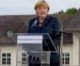 Merkel verurteilt in Dachau den Antisemitismus in Deutschland