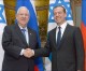 Präsident Rivlin trifft sich mit russischem Ministerpräsident Medvedev