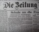 Das Exilblatt „Die Zeitung“ aus London berichtet am 25. Februar 1943: Schule an die Front