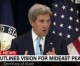 Kerry verteidigt die israelisch-palästinensischen Friedensbemühungen der Obama-Regierung