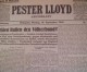 „Pester Lloyd“ schreibt im Abendblatt vom 16. September 1935: Verschärfte Judengesetze!