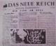 Widerstand in der Presse: Das Neue Reich bringt in der Juli-Ausgabe von 1944 zwei authentische Briefe