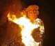 Palästinenser verbrennen Trump-Bildnisse aus Protest gegen die Bahrain-Konferenz
