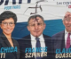 Antisemitische und rassistische Graffiti auf Wahlplakaten in Frankreich