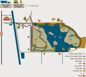 Plan des Naturschutzgebietes