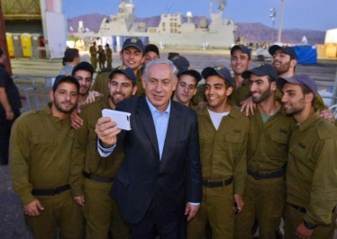 Ein Selfie mit PM Benjamin Netanyahu in Eilat