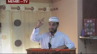 Muslim-Prediger Scheich al-Moussaoui Saleheoldine. Foto: YouTubeScreenshot