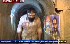 Gaza-Terrortunnel der Hamas. Foto: Screenshot