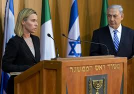 Federica Mogherini und Netanyahu