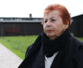 Hana Rosbruch in Majdanek (Foto: Bild.de/Hannes Ravic)