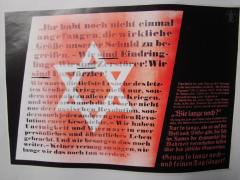 Abduck in Kopie von Marcus Eli Ravage, den die Nazis als "Parole der Woche", einer Wandzeitung übelster Sorte verarbeiteten. Foto: ArchivRvAmeln