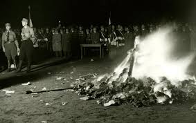 Bücherverbrennung am 10. mai 1933. Foto: Archiv