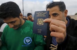 Flüchtlinge mit syrischem Pass. Foto: Archiv