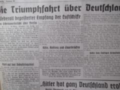 "National Zeitung" von Montag, 30. März 1936. Foto: Archiv/RvAmeln