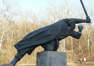 Denkmal für die Spanienkämpfer im Volkspark-Friedrichshain in Berlin