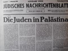 Jüdisches Nachrichtenblatt. Foto: Archiv/RvAmeln