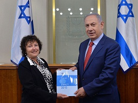 MP Netanyahu und Dr. Karnit Flug. Foto: GPO/ Kobi Gideon