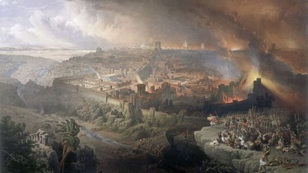 Die Belagerung und Zerstörung von Jerusalem, von David Roberts, 1850. (Wikipedia/ Creative Commons)