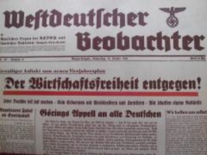 "Westdeutscher Beobachter", Ausgabe von Donnerstag, 29. Oktober 1936. Foto: Archiv/RvAmeln