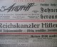 Der 30. Januar 1933 – die Machtergreifung durch den größten Verbrecher aller Zeiten; ein Stück deutscher Geschichte