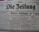 Die Zeitung: Wie die Alliierten über Nazideutschland berichten.