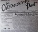 „Die Österreichische Post“ schreibt in ihrer Weihnachtsausgabe von 1938: Briefe aus der Heimat