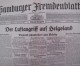 Nazi-Propaganda im Hamburger Fremdenblatt, Ausgabe Montag, 4. Dezember 1939
