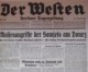 Die Deutschen im Zweiten Weltkrieg: Was „Der Westen“ am Sonntag, 7. Dezember 1941 für Lügen verbreitete